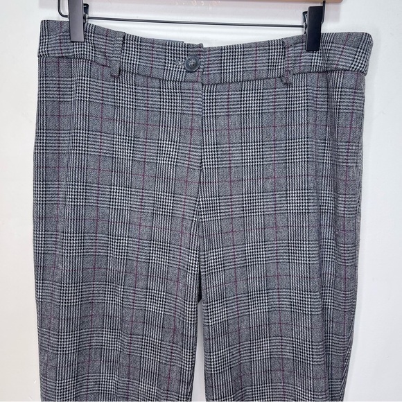 Hilary Radley Academia Plaid Trouser Pants Size 8 NWT - Picture 3 of 7